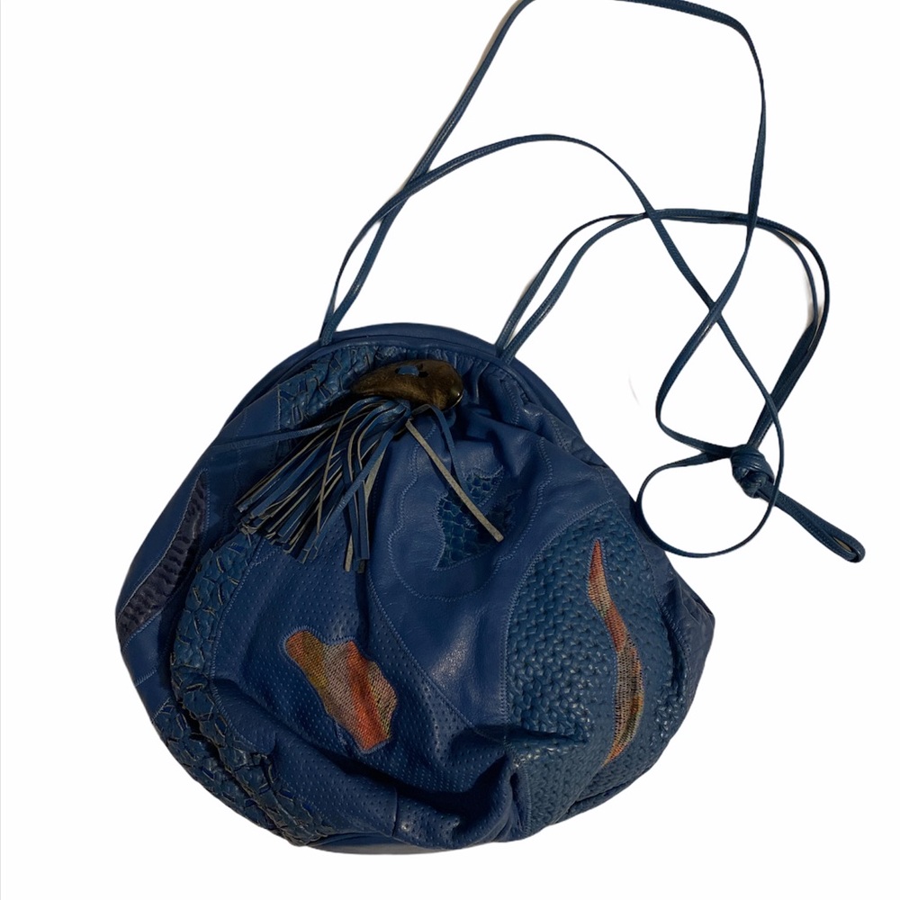 Sharif blue handbag